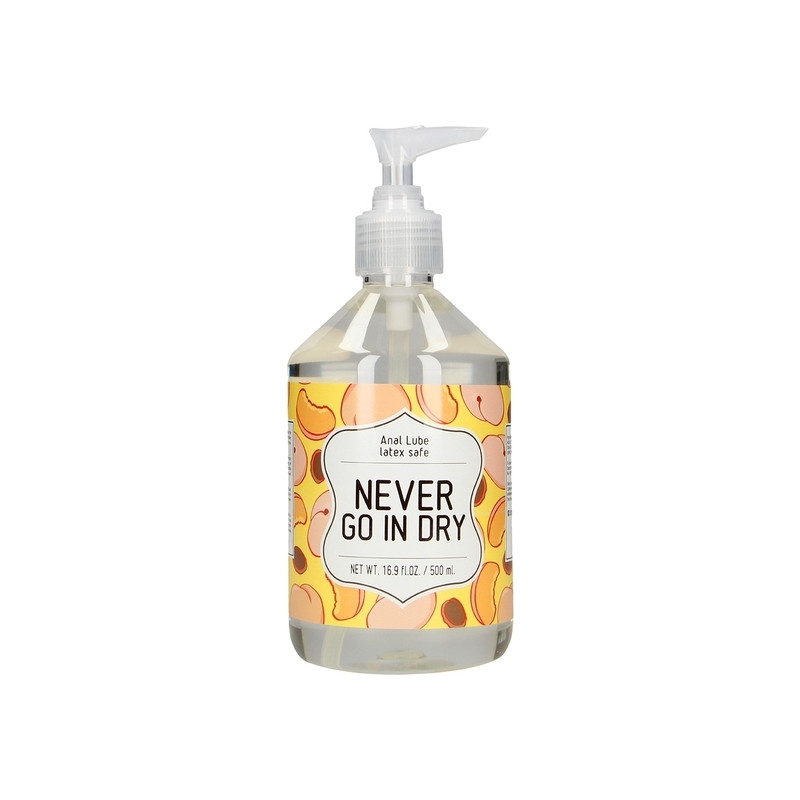 LUBRICANTE ANAL - NEVER GO IN DRY - 500 ML
