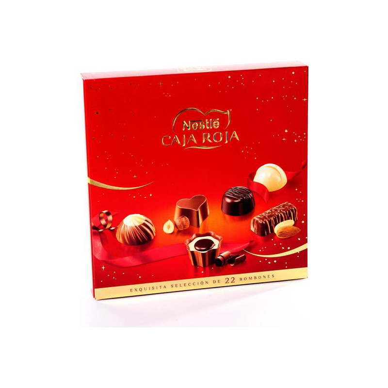 Nestlé Caja Roja Bombones de Chocolate - Bombones 800 gr