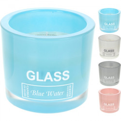 VELA PERFUMADA GLASS BLUE...