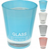 VELA GRANDE PERFUMADA GLASS BLUE WATER
