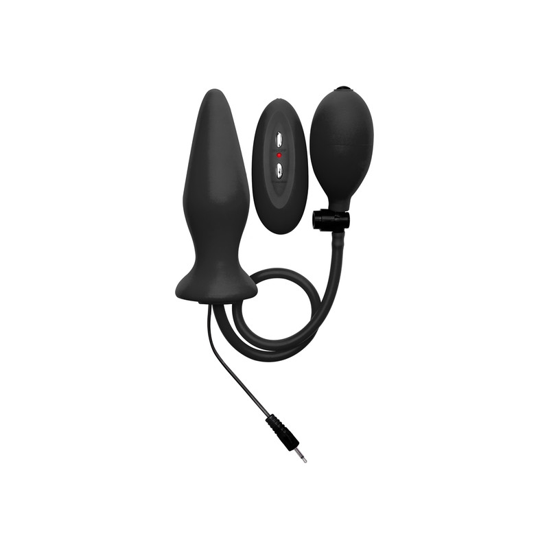 OUCH INFLABLE Y PLUG DE SILICONA NEGRO