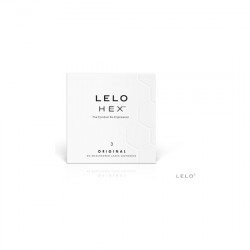 LELO HEX ORIGINAL 3 PRESERVATIVOS