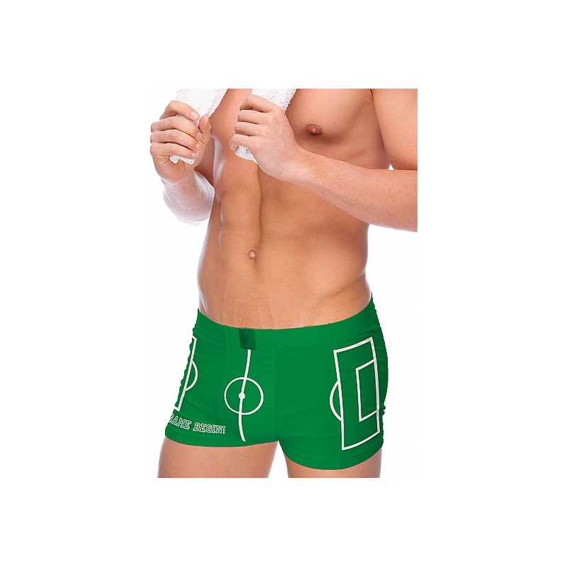 FUNNY BOXERS LET THE GAME BEGIN VERDE